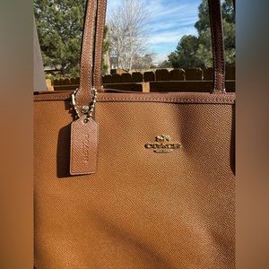 Large Reversible Coach Tote Bag